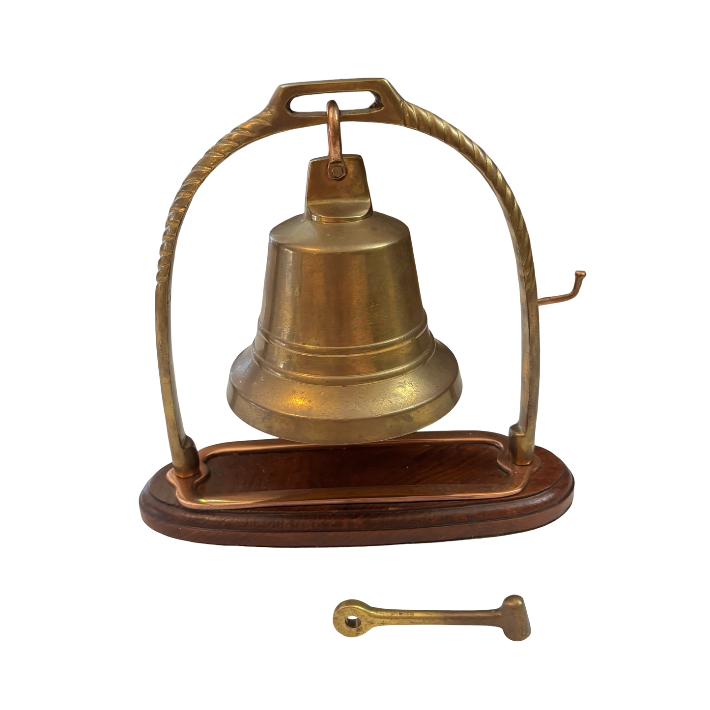 Brass Mounted Bell with Mallet