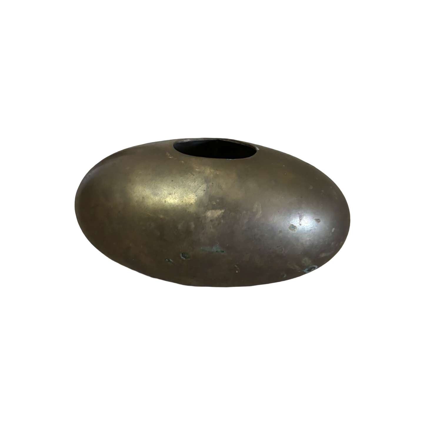 Brass Oval Vase