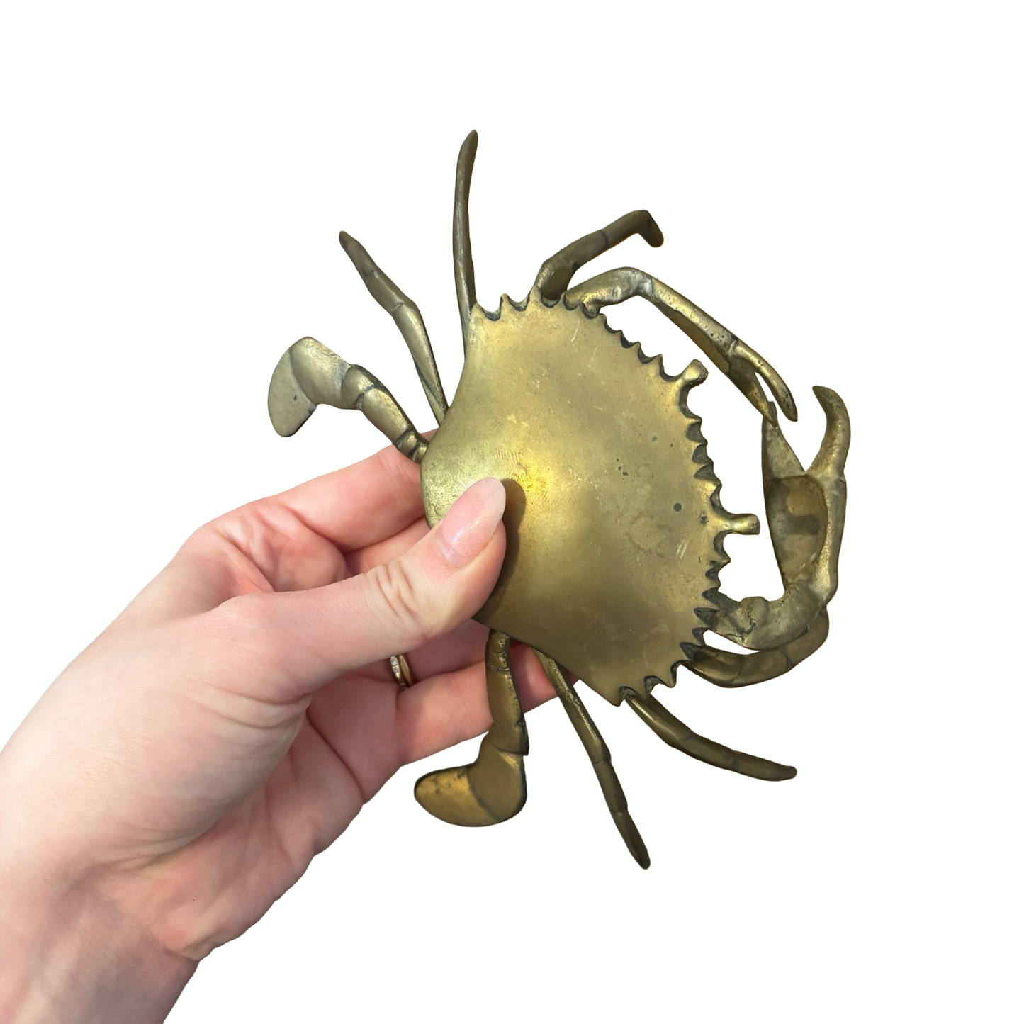 Brass Crab Ashtray