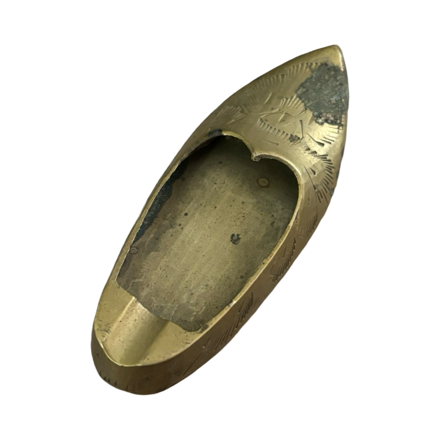 Brass Shoe Ashtray