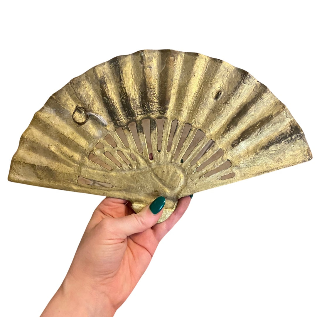 Brass Fan Wall Hanging