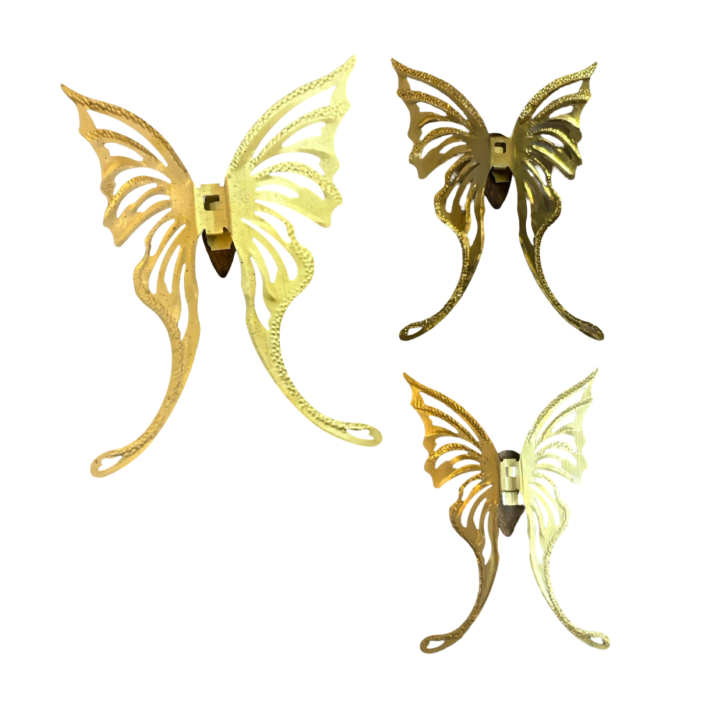 Brass Wall Butterfly Set
