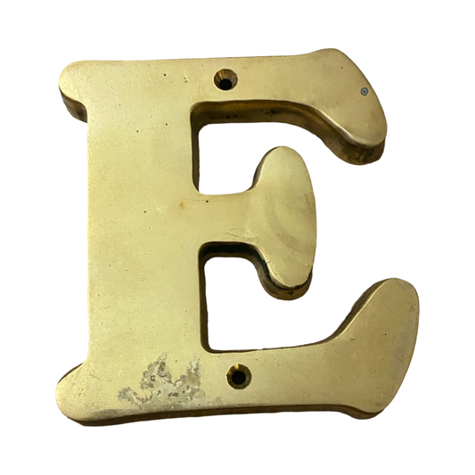 Letter E Paperweight