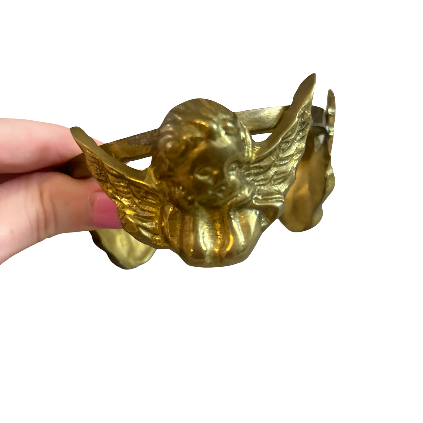 Brass Cherub Stand
