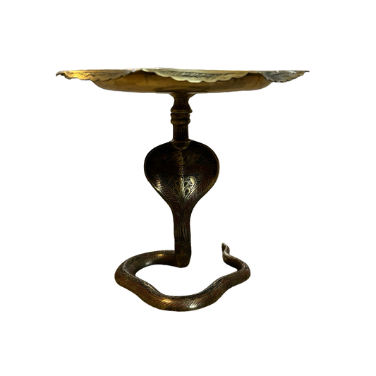 Brass Cobra Snake Table