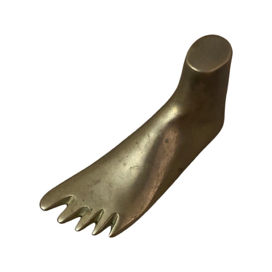 Brass Foot Paperweight