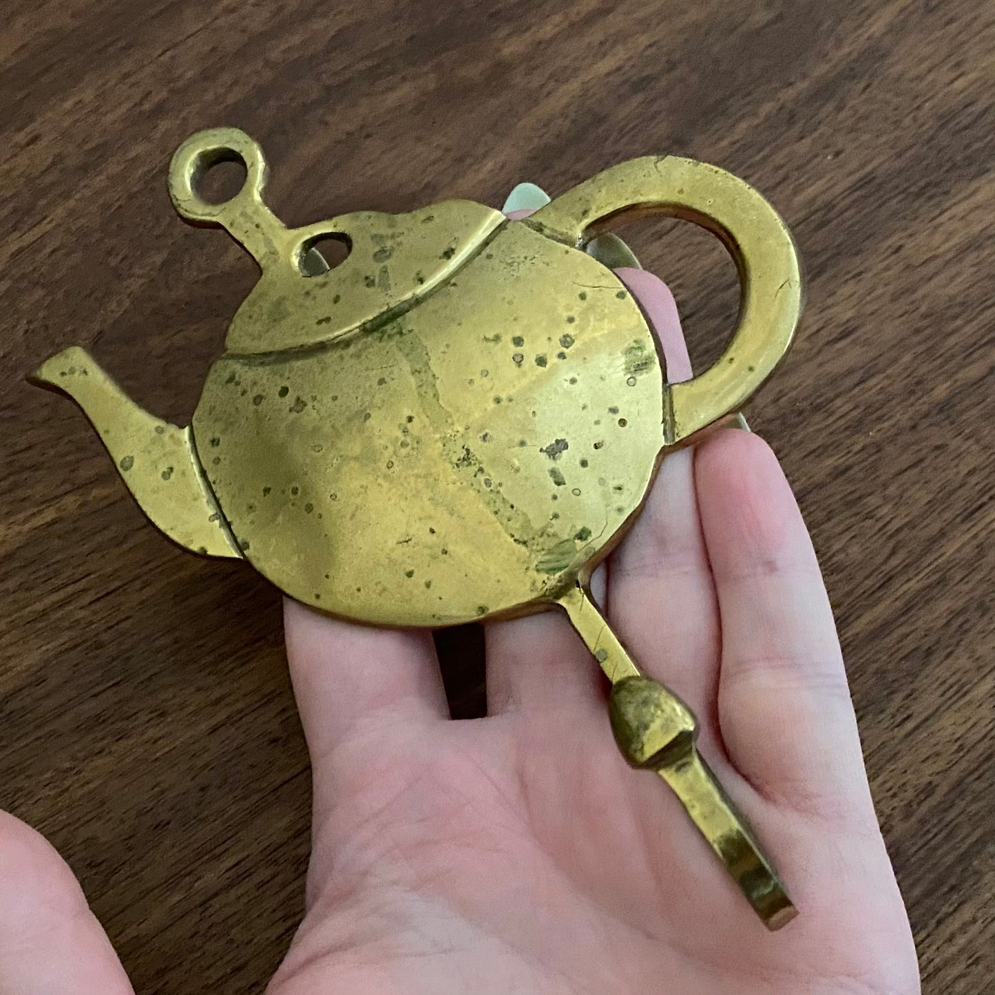 Brass Teapot Wall Hook