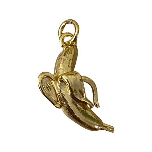 Gold Banana Charm