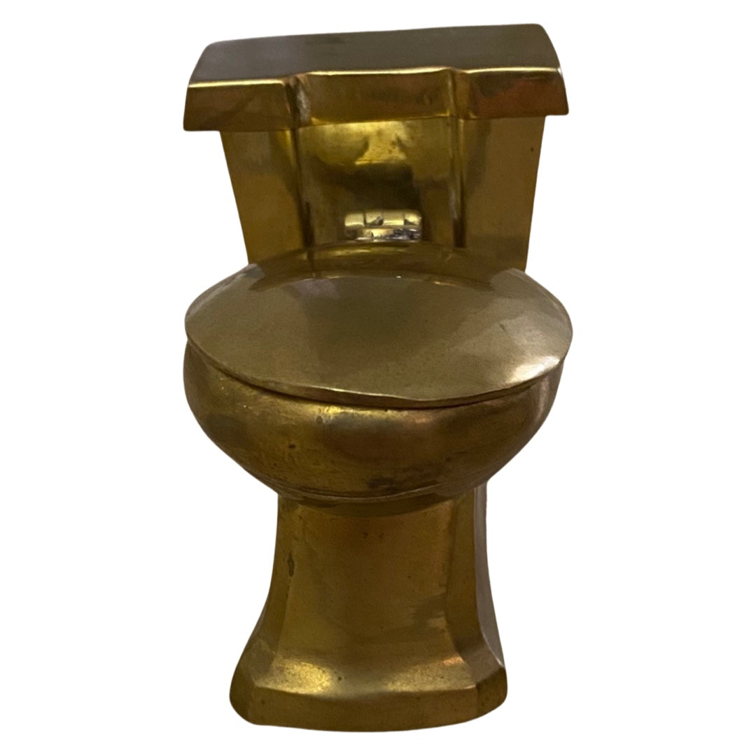 Brass Toilet Ashtray Brass Vintage