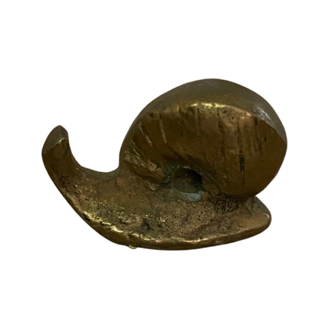 Mini Brass Snail