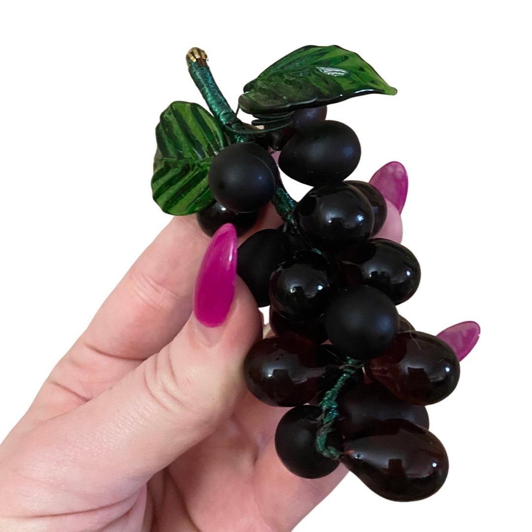 Mini Glass Grapes