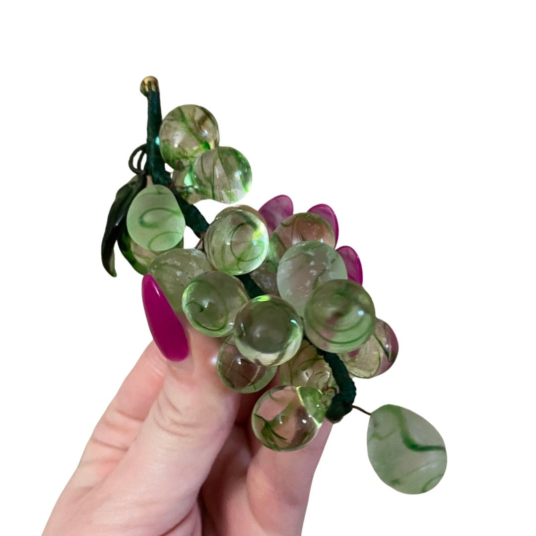 Mini Glass Grapes