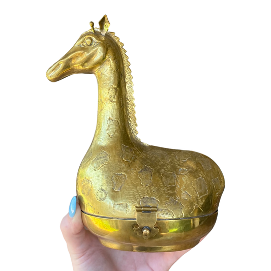 Brass Giraffe Box