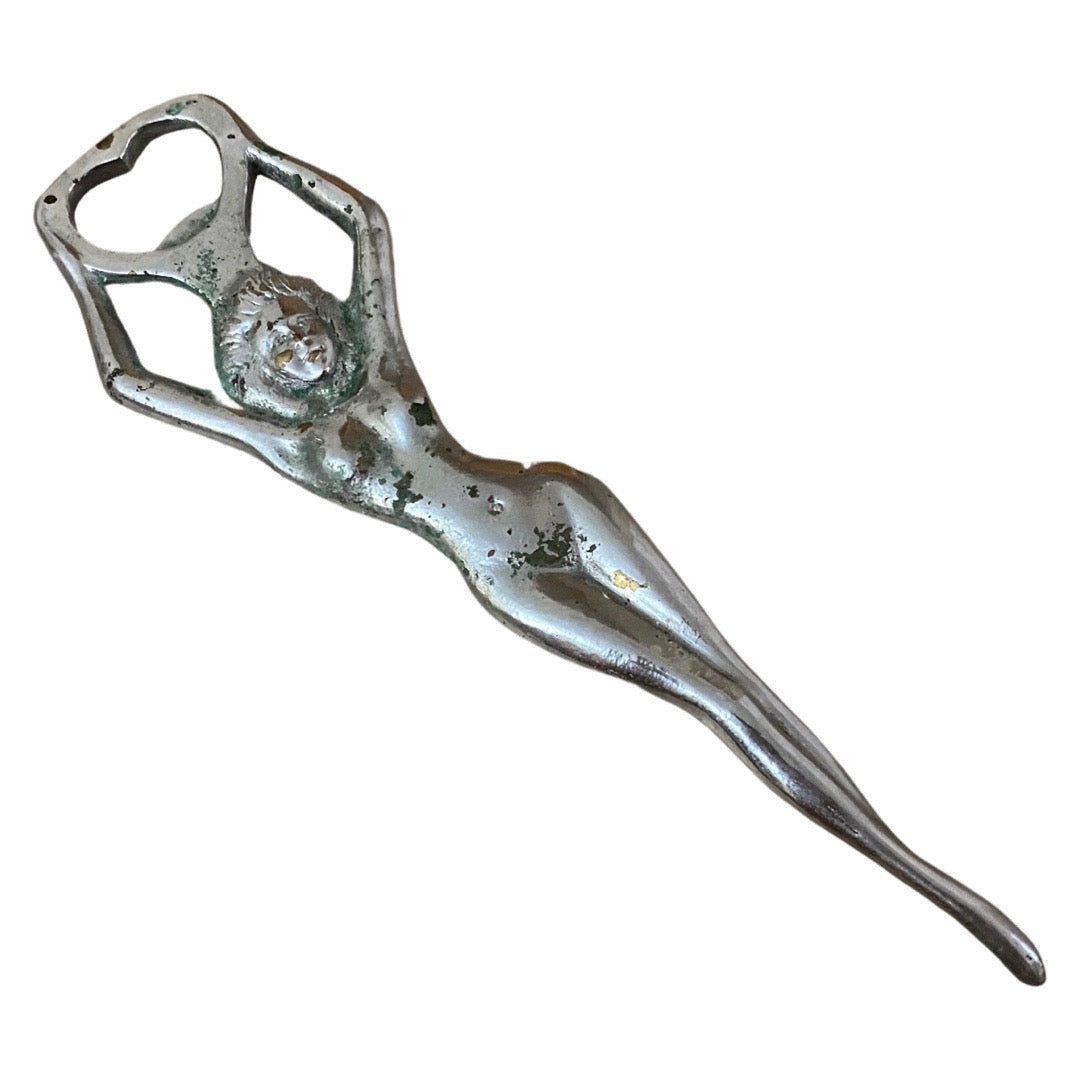 Silver Lady Bottle Opener