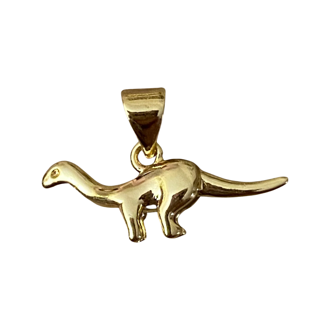 Gold Dinosaur Charm