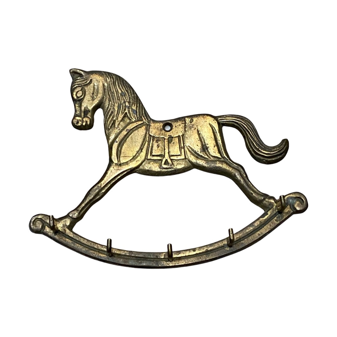 Brass Rocking Horse Hook