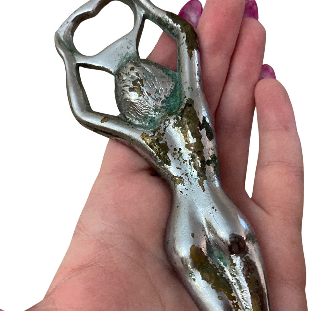 Silver Lady Bottle Opener