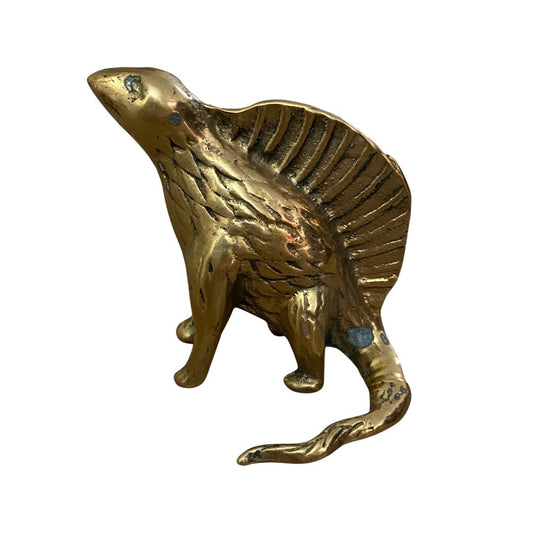 Brass Dimetrodon Dinosaur