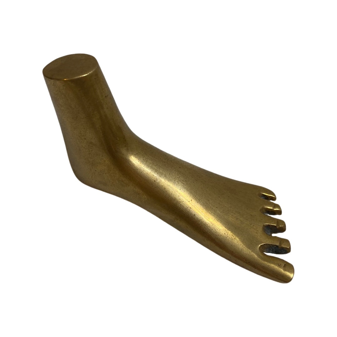 Brass Foot with Matching Box