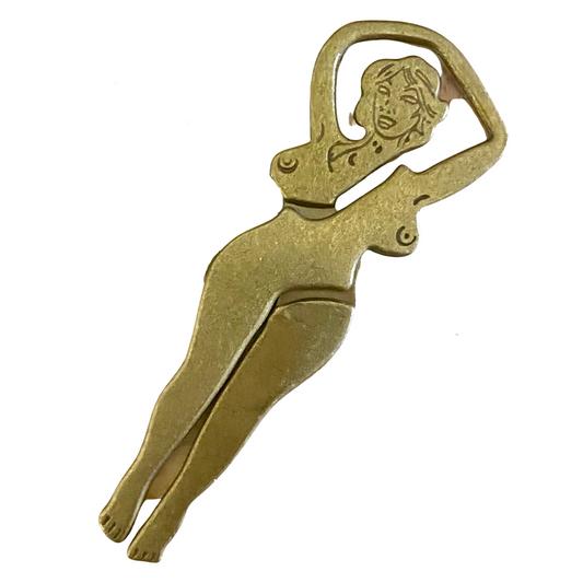 Modern Gold Woman Smoke Clip