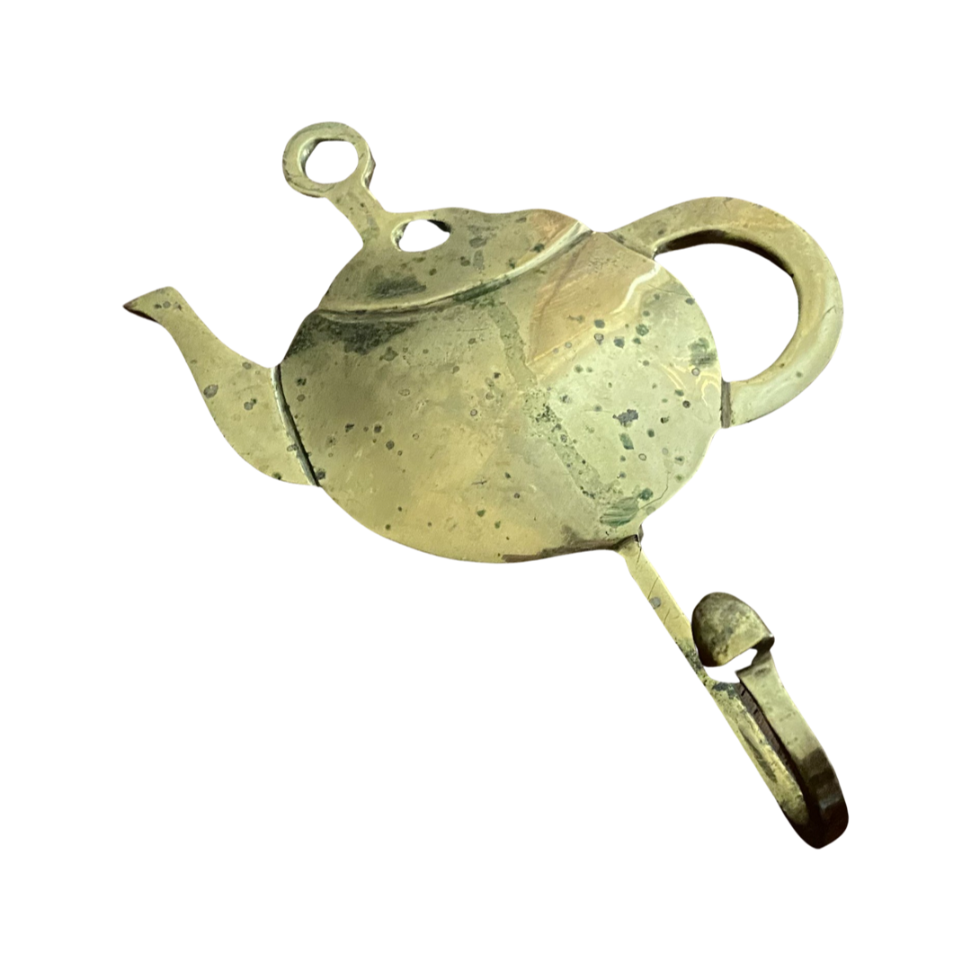 Brass Teapot Wall Hook