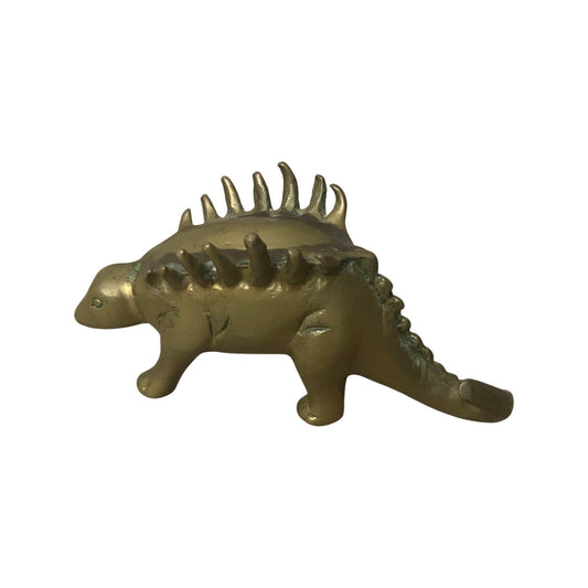 Brass Stegosauria Dinosaur