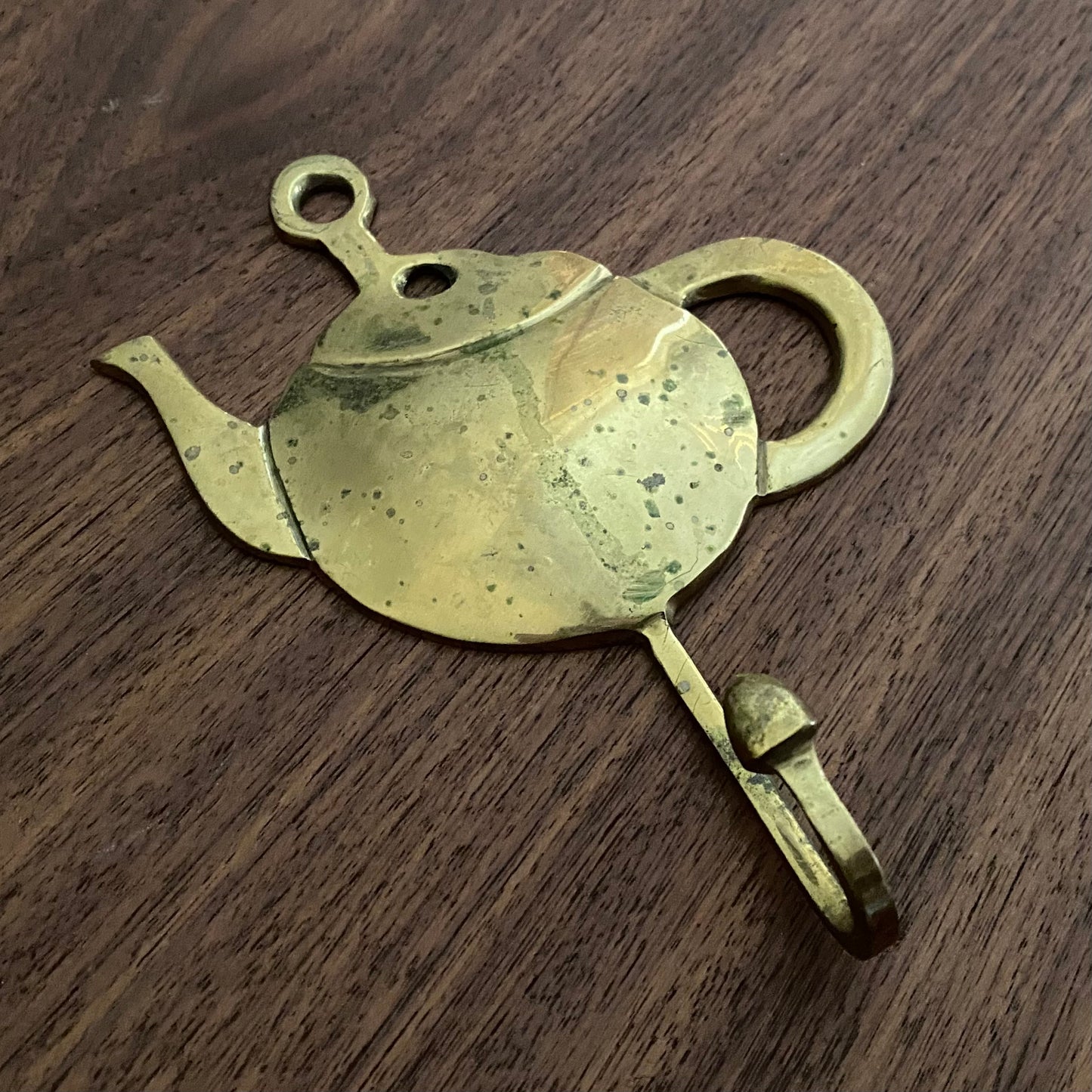 Brass Teapot Wall Hook